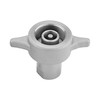 Screw-to-connect coupling with poppet valve female body QRC-HT-19-F-G12-B-W3AA